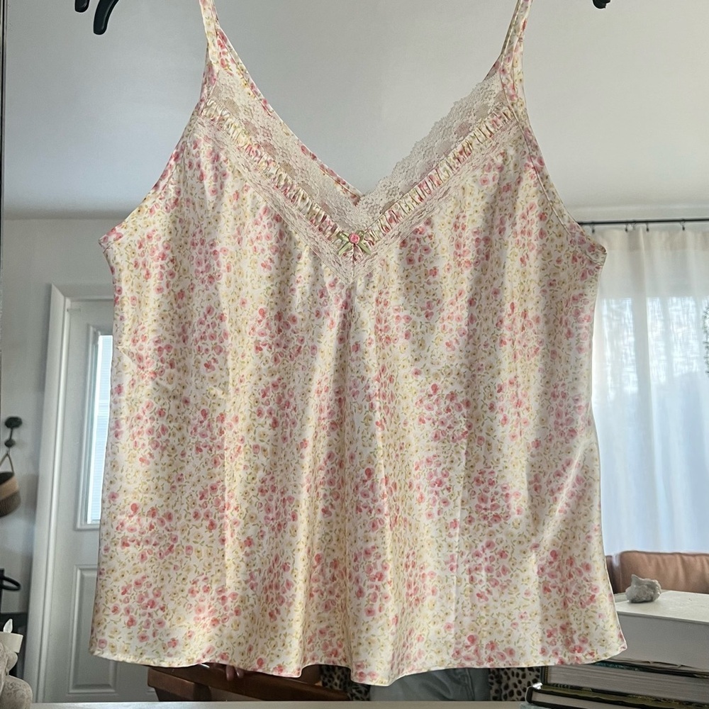 Oscar de la Renta vintage floral Cami